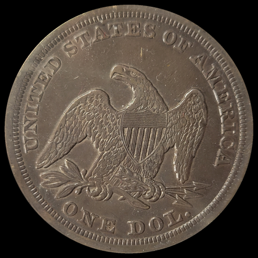 1846-$1-Liberty-Seated-Dollar-#7